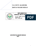 Manual Mutu Akademik Unimed PDF
