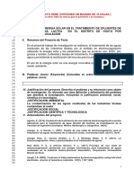 Formato de Proyecto de Tesis Química