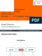 Advanced Java Subject Guide