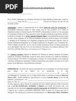 Acto de Notificación de Advertencia