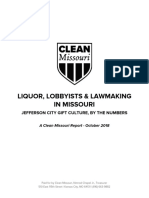 Clean MO Lobbyist Gift Report - Oct 2018
