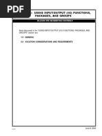 Section E: Using Input/Output (I/O) Functions, Packages, and Groups