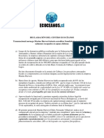 Declaración de Ecoceanos Frente a Comportamiento de Salmonera Marine Harvest (1)