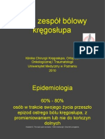 Ostry Zespol Bolowy Kregoslupa PSS 2010