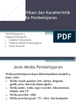 Jenis, Klasifikasi Dan Karakteristik Media Pembelajaran