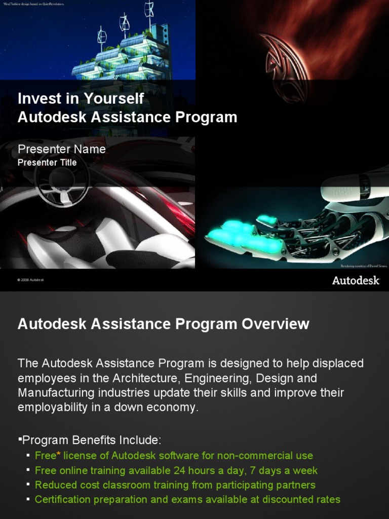 Autodesk Assistance Program Overview Final | PDF | Autodesk | Auto Cad