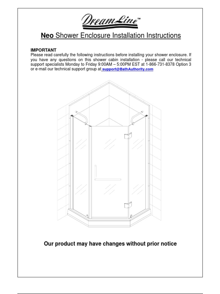 Neo Manual Shower Door