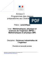 Programme Sii Mpsi&Mp 2013&2014