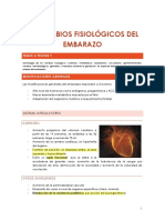 Cambios Fisiológicos Del Embarazo PDF