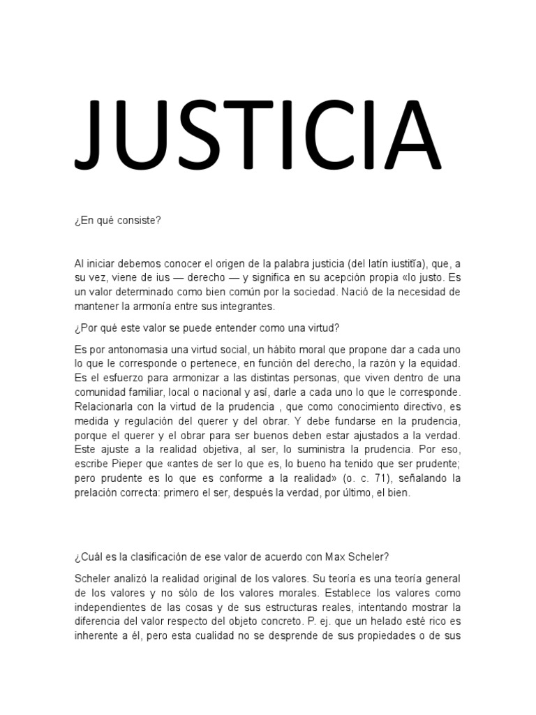Origen y significado de la justicia | PDF | Justicia | Crimen y violencia