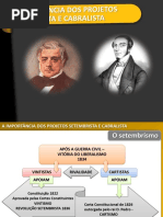 12 a Importância Dos Projetos Setembrista e Cabralista