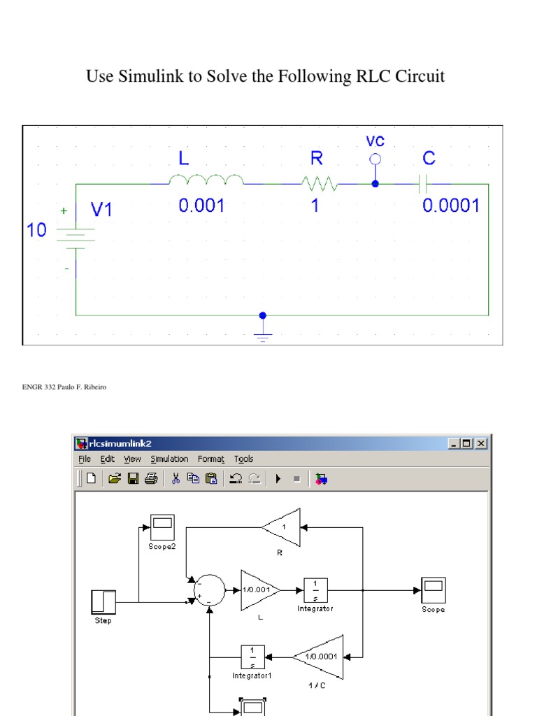 Simulink for RLC Circuit Analysis | PDF | Technology & Engineering