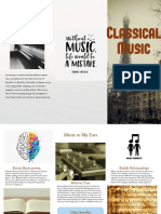 classical music brochure