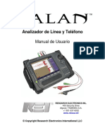 Manual Analizador Líneas Telefónicas Fijas - Talan