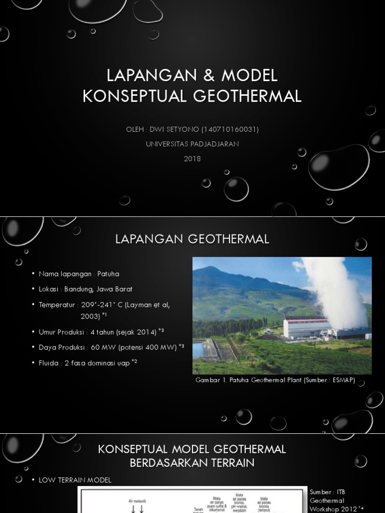Lapangan & Konseptual Geothermal | PDF