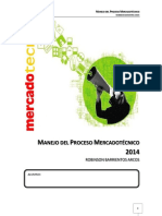 Manual de Manejo Del Proceso Mercadotécnico