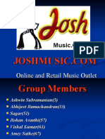 Online Music Retailer JoshMusic.com