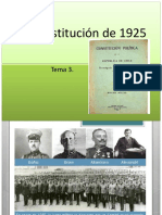 La Constitución de 1925