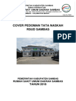 Cover Pedoman Tata Naskah