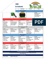 March Menu