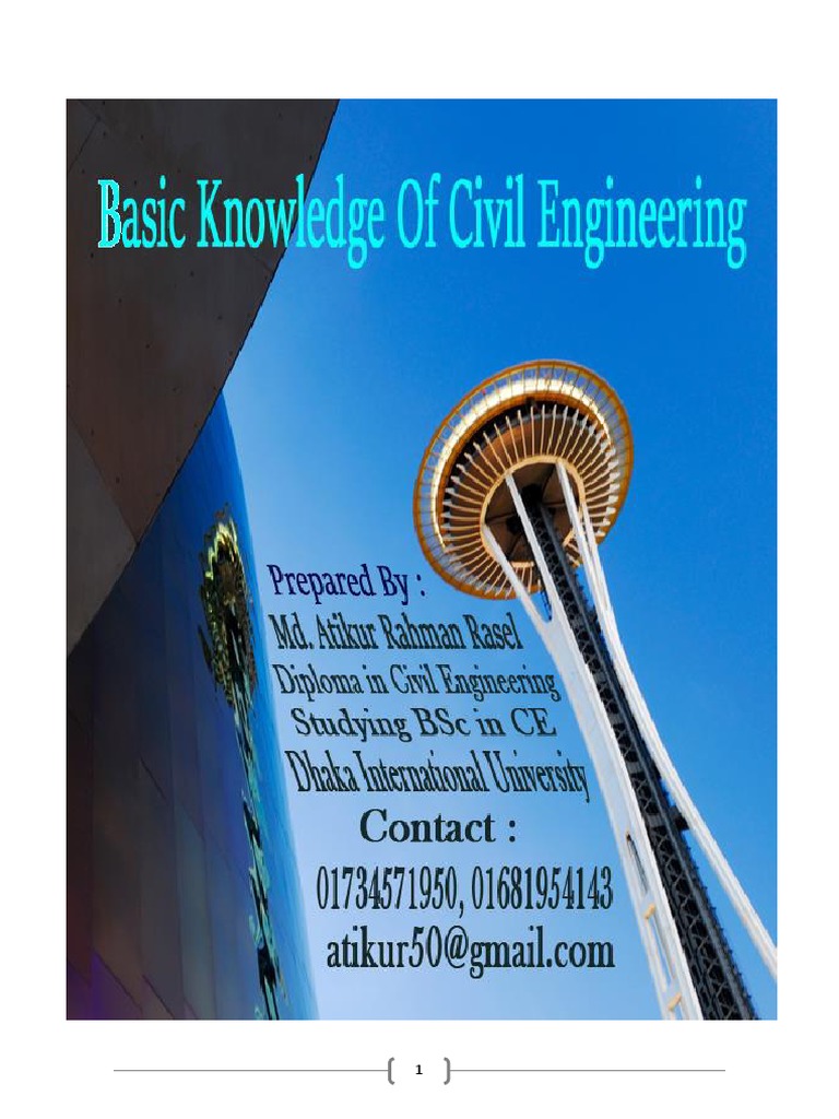 Basic Knowledge For Civil Engineering | PDF