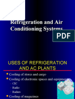 Refrigeration and Air Conditioning Systems Refrigeration and Air Conditioning Systems