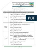 Agenda 14 (09 Al 13 Abril Del 2018)