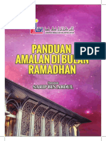 Panduan Amalan Di Bulan Ramadhan