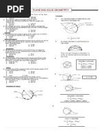 Plane Geometry - With Solution | PDF | Triangle | Circle