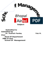 Project Report On Airtel Faiz