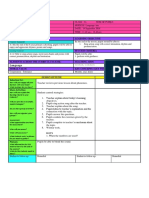 Skills Learning Objective: Main Activities