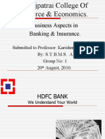 Business Aspects in Banking & Insurance