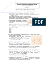 Campo elétrico e linhas de força - Física e Química A