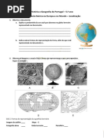 1HGP 5- A Península Ibérica Na Europa e No Mundo – Localização