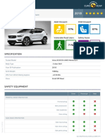 Euroncap 2018 Volvo Xc40 Datasheet