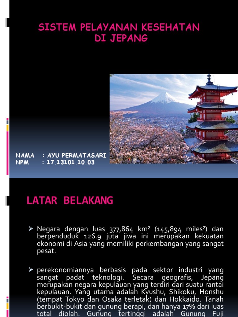 Ppt Sistem Pelayanan Kesehatan Dijepang Ayu Permata
