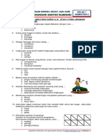 Soal Kelas 1 Tema 6 Subtema 2