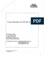 ETAP Case Study Basic Problem