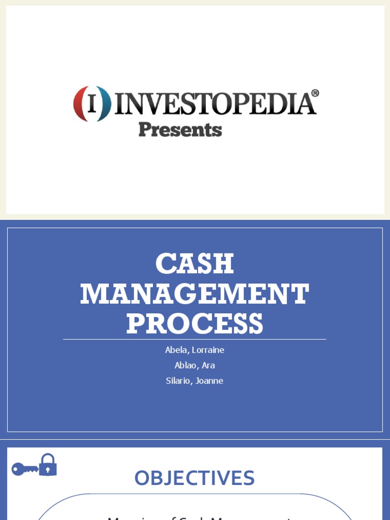 Cash Management Process Overview | PDF | Financial Transaction | Credit
