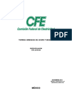 CFE J6100-56 Torres de Acero Tubular