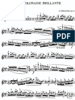 Wieniawski Second Polonaise Brillante Violin PDF