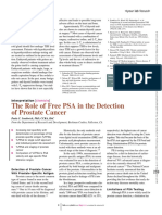 The Role of Free PSA in The Detection of Prostate Cancer: Your Lab Focus