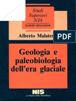 Geol. e Paleobiologia Dell'Era Glaciale