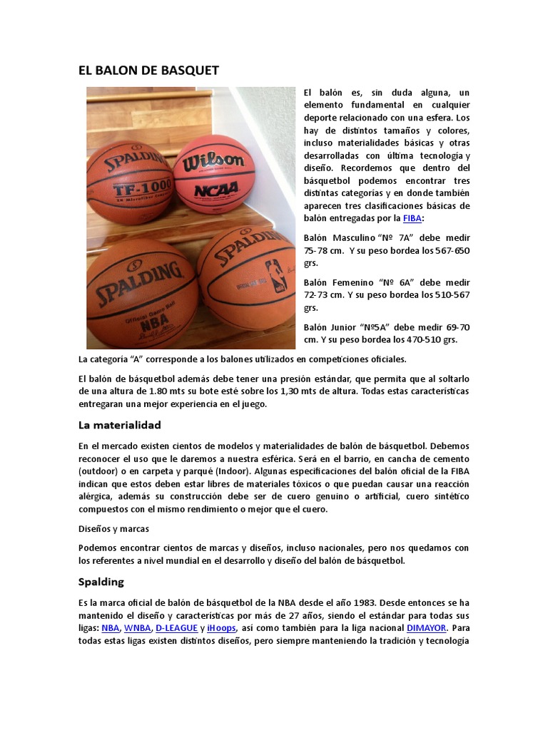 Beneficiario índice Acera Todo Sobre El Basquet | PDF | Pelota | Deportes de equipo