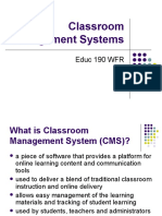 Classroom Management Systems