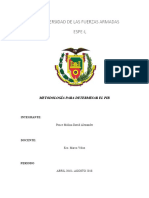 Metodología para Calcular El PIB