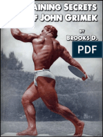 Training Secrets of John Grimek, The - Brooks D. Kubik PDF
