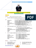 E Compusoft Online English Training (Second Edition)