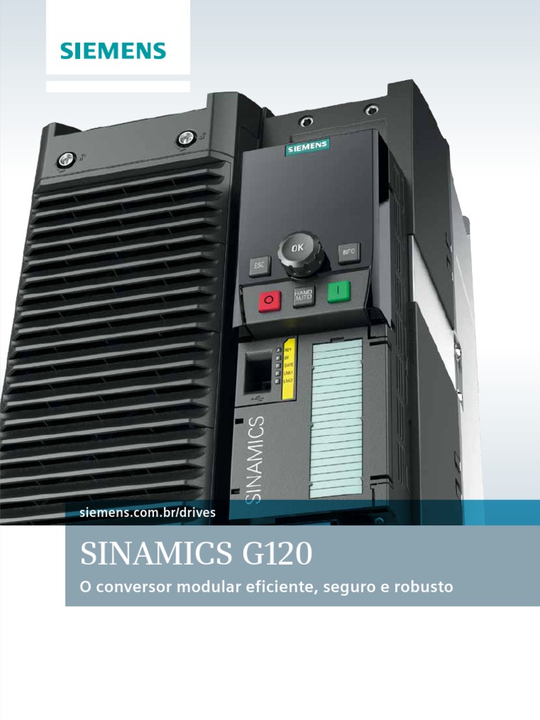O conversor modular eficiente, seguro e robusto SINAMICS G120 e suas ...