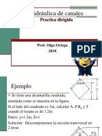 Clase Hidraulica II Practica Dirigida Secciones Del Canal